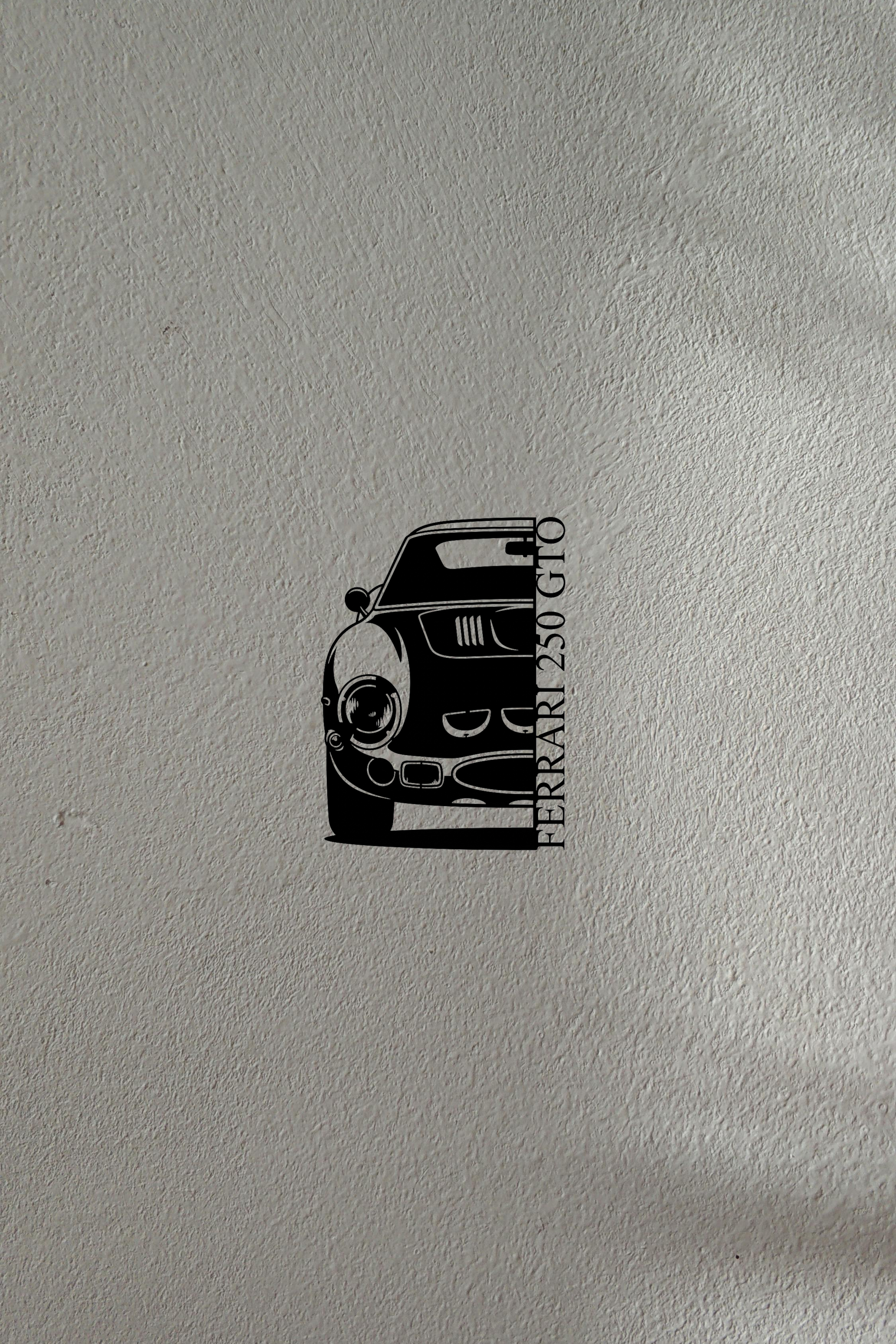 Ferrari 250 GTO 3D Silhouette